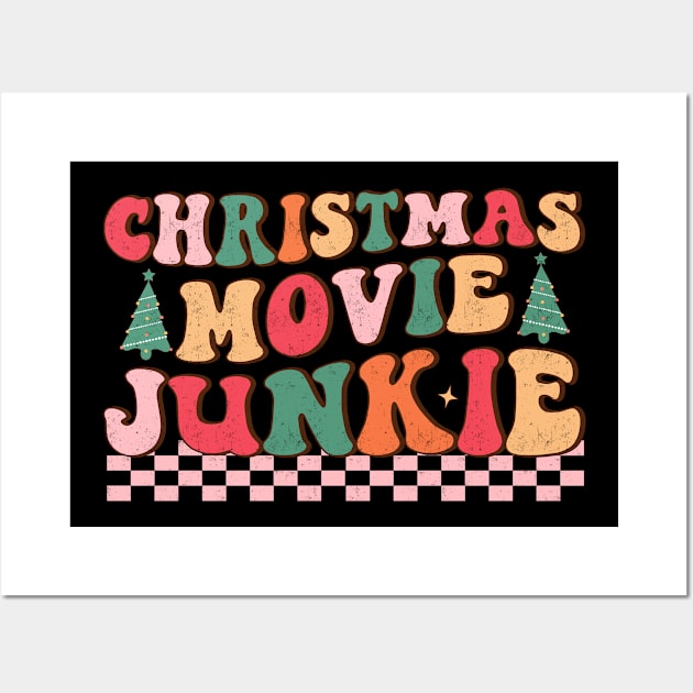 Christmas Movie Junkie Wall Art by MZeeDesigns